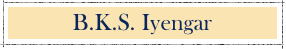 B.K.S. Iyengar